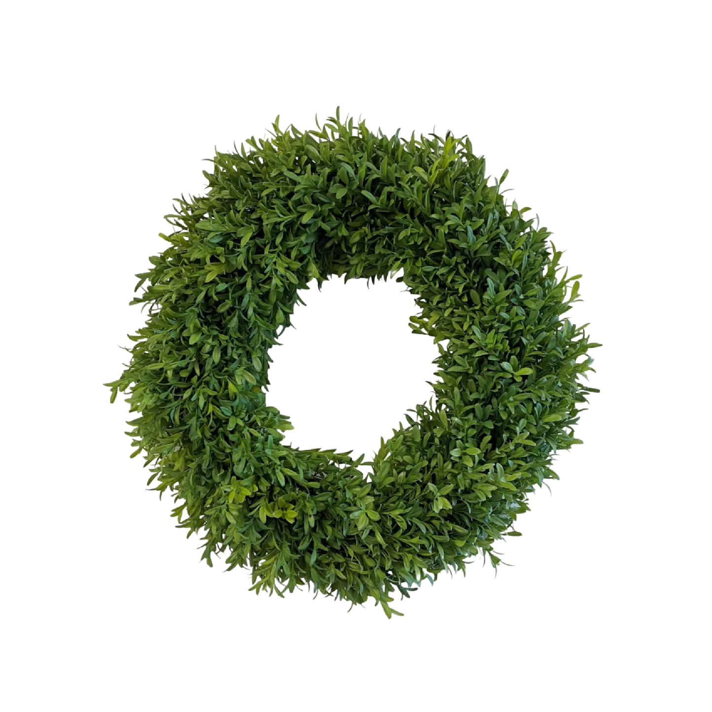 18" Faux Boxwood Wreath