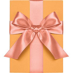 Coral Satin Ribbon 1 ½"