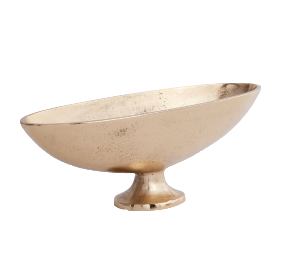 Large Brass Compote