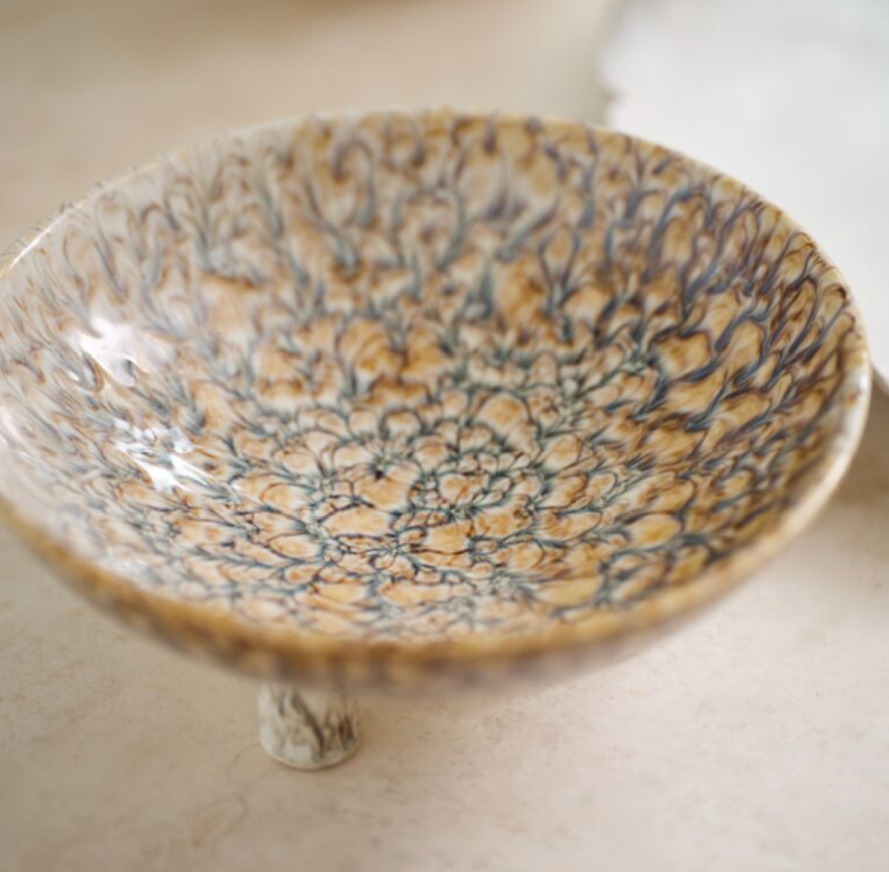 Neutral Color Ceramic Bowl
