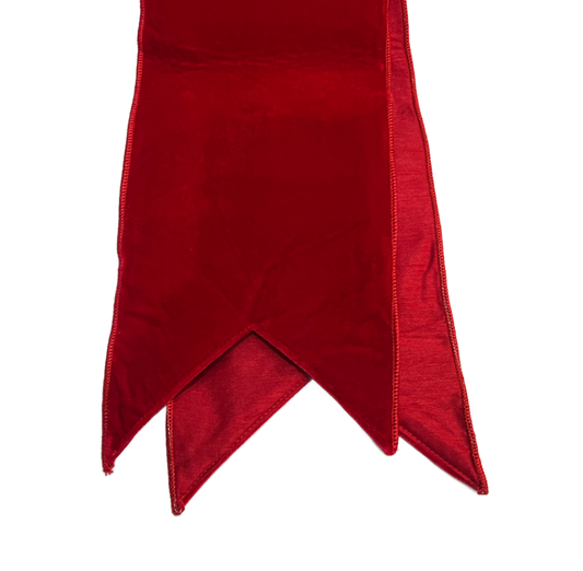 Red Velvet Wreath Sash