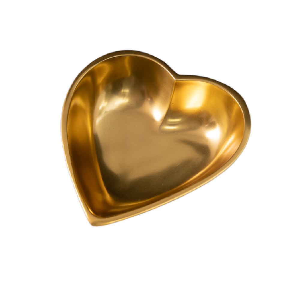 Gold Heart Bowl
