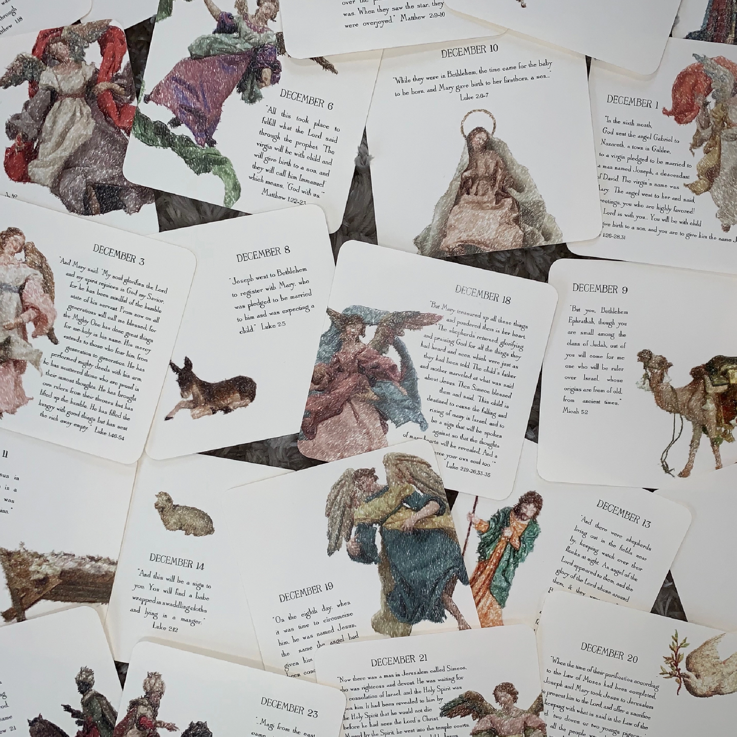 Advent Calendar w/Easel