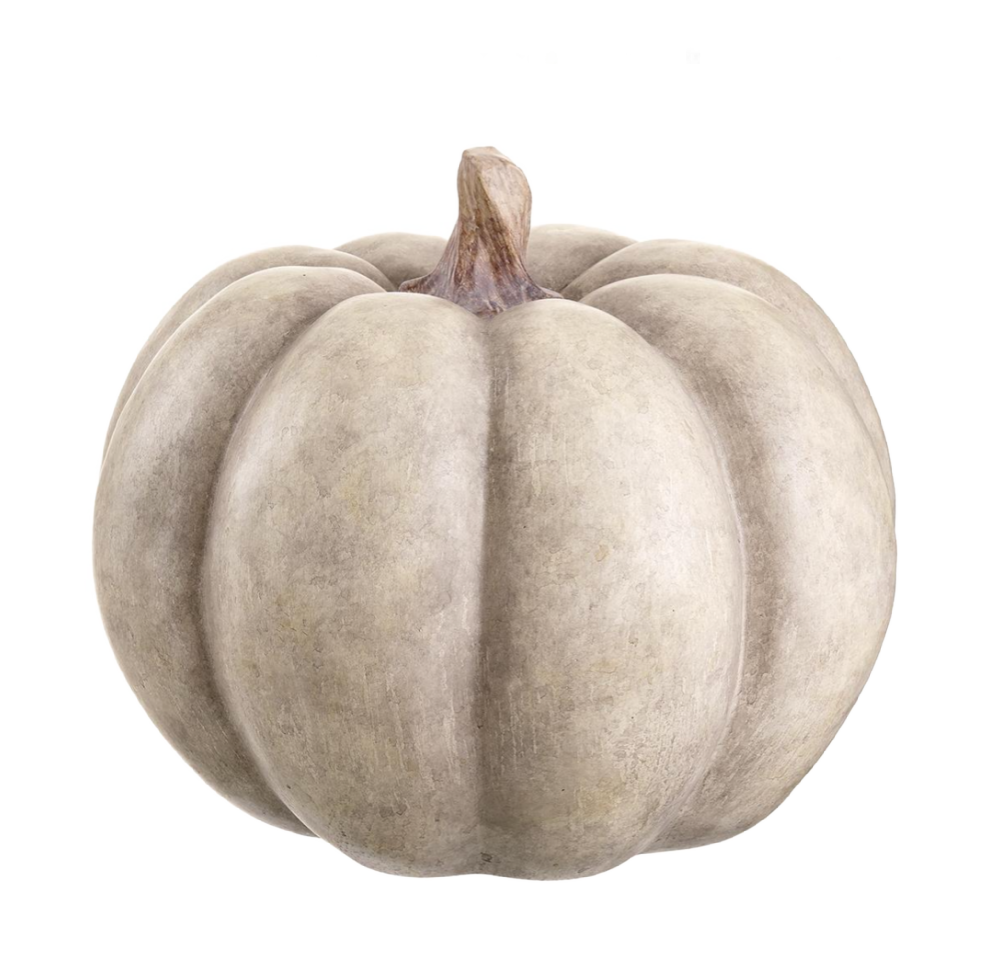 Cream Gray Pumpkin