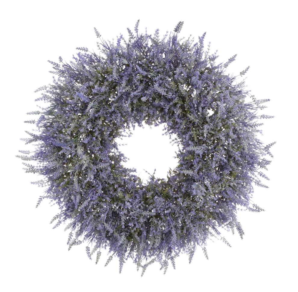 30" Artificial Lavender Wreath