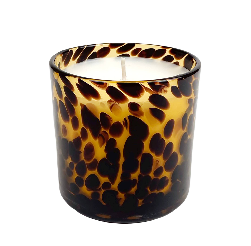 Fig & Aged Oak Amber Tortoise Soy Blend Candle