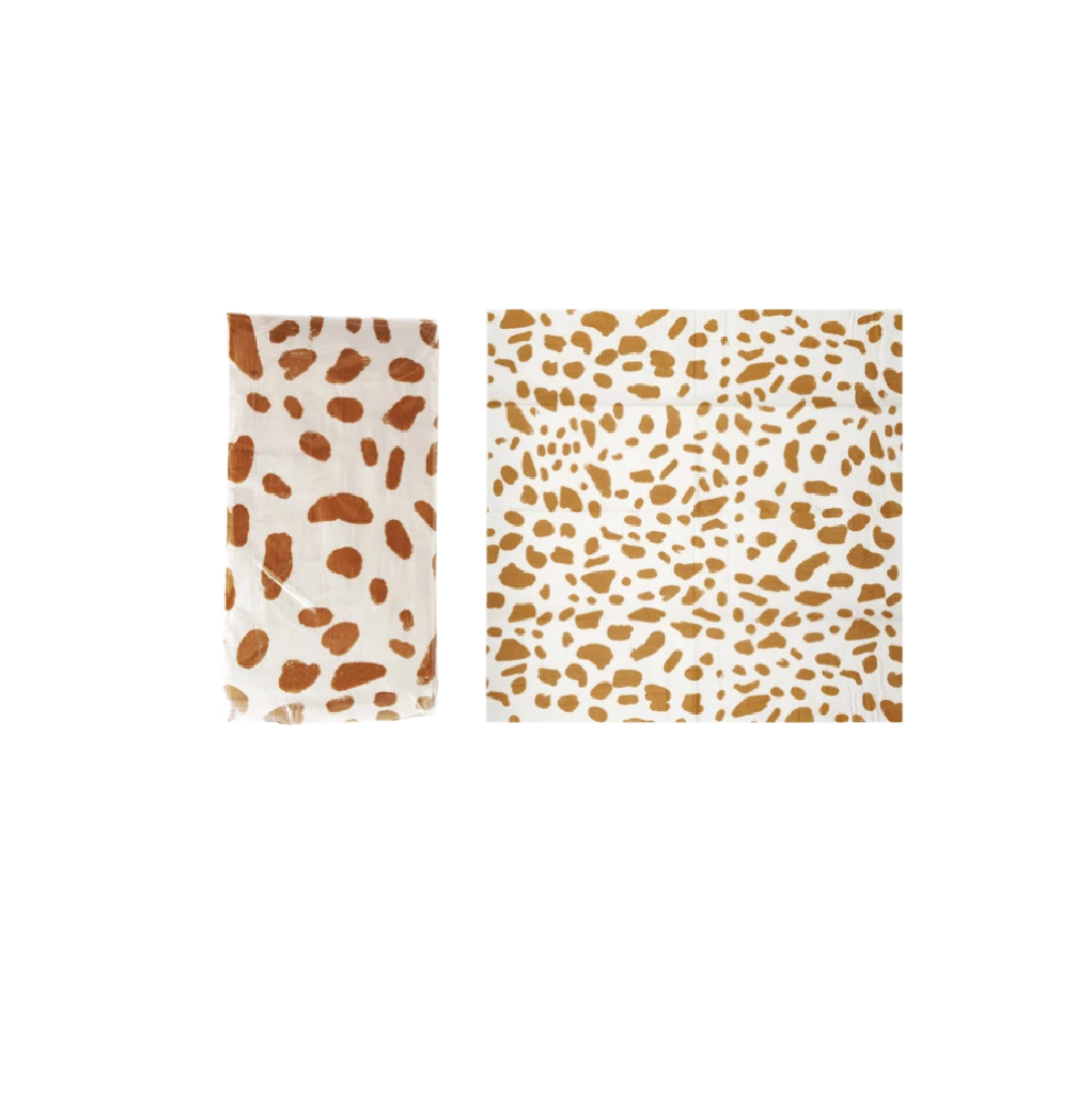 Animal Print Napkins - Guest