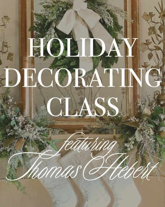 Holiday Decorating Class by Thomas Hebert 11/13