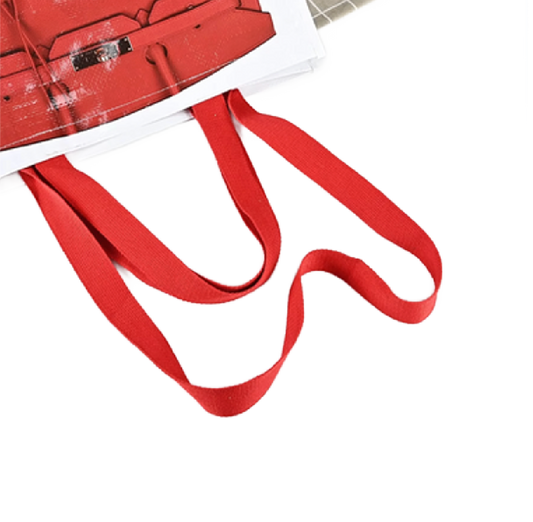 Shopping Tote - Rich Red