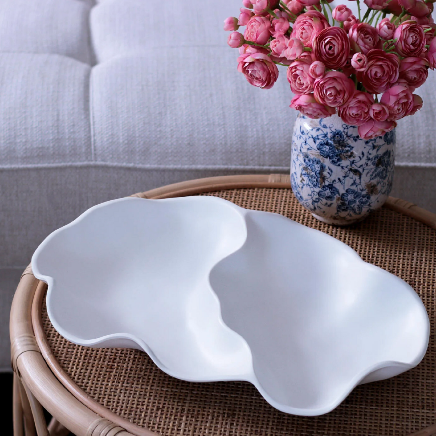 Vida Nube Large Double Dip Bowl