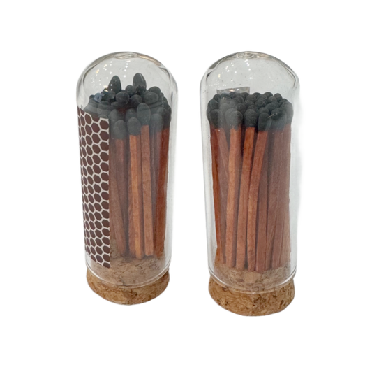 Mini Cloche Matches - Black