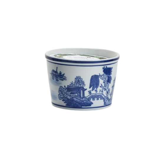 3 3/4" Blue and White Bowl