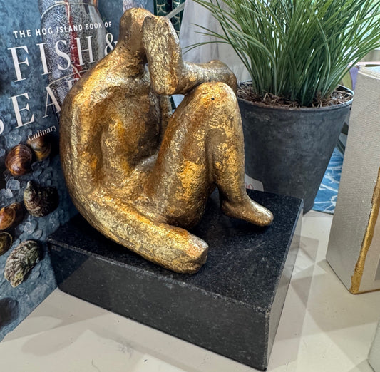 Amadeo Sitting Statue - set of 2