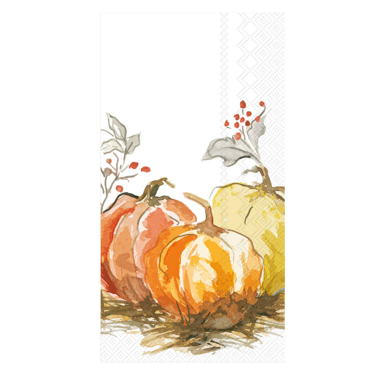 Painted Pumpkin Guest Towels