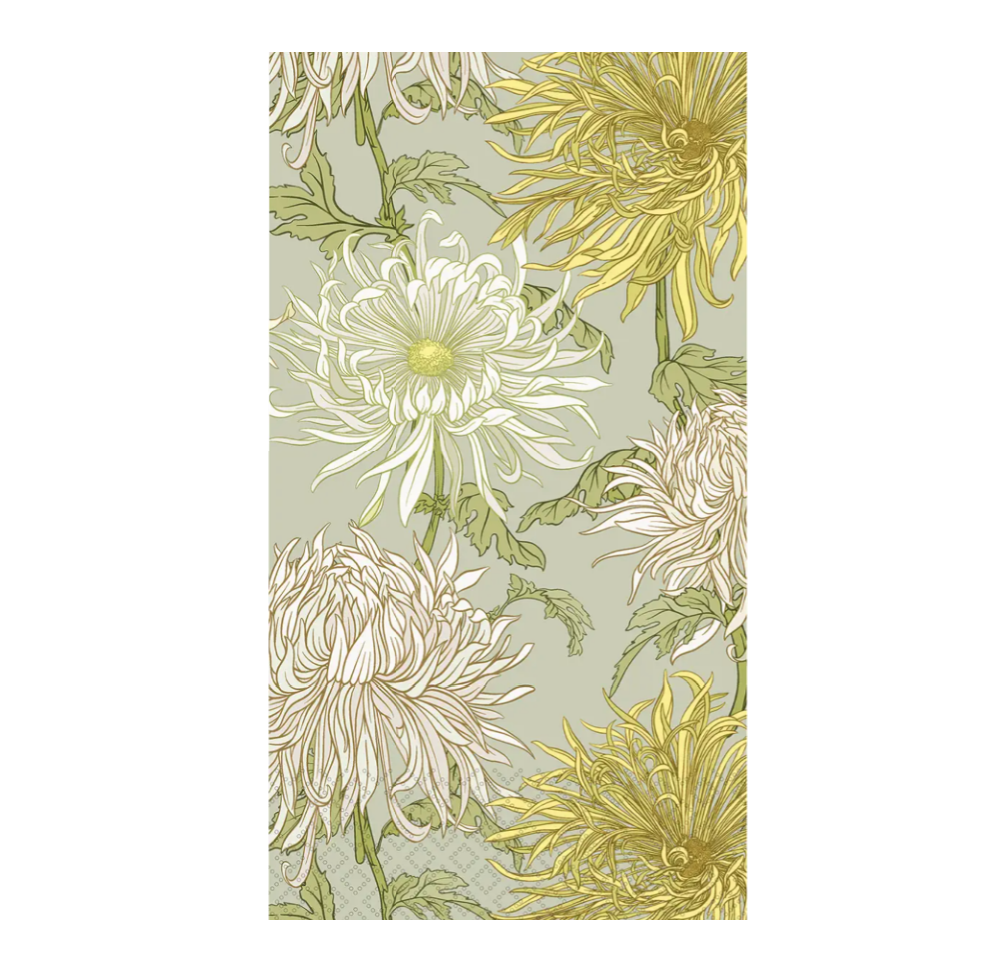Chrysanthemum Guest Towels