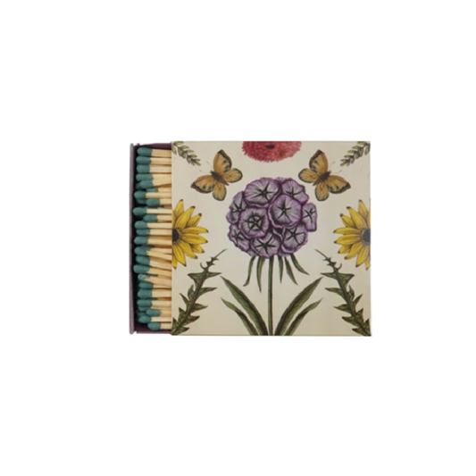 Matchbox w/ Animals & Botanicals