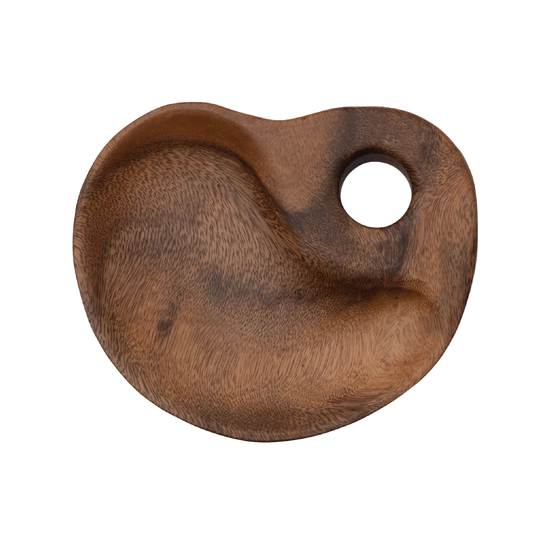 Acacia Wood Tray with Handle