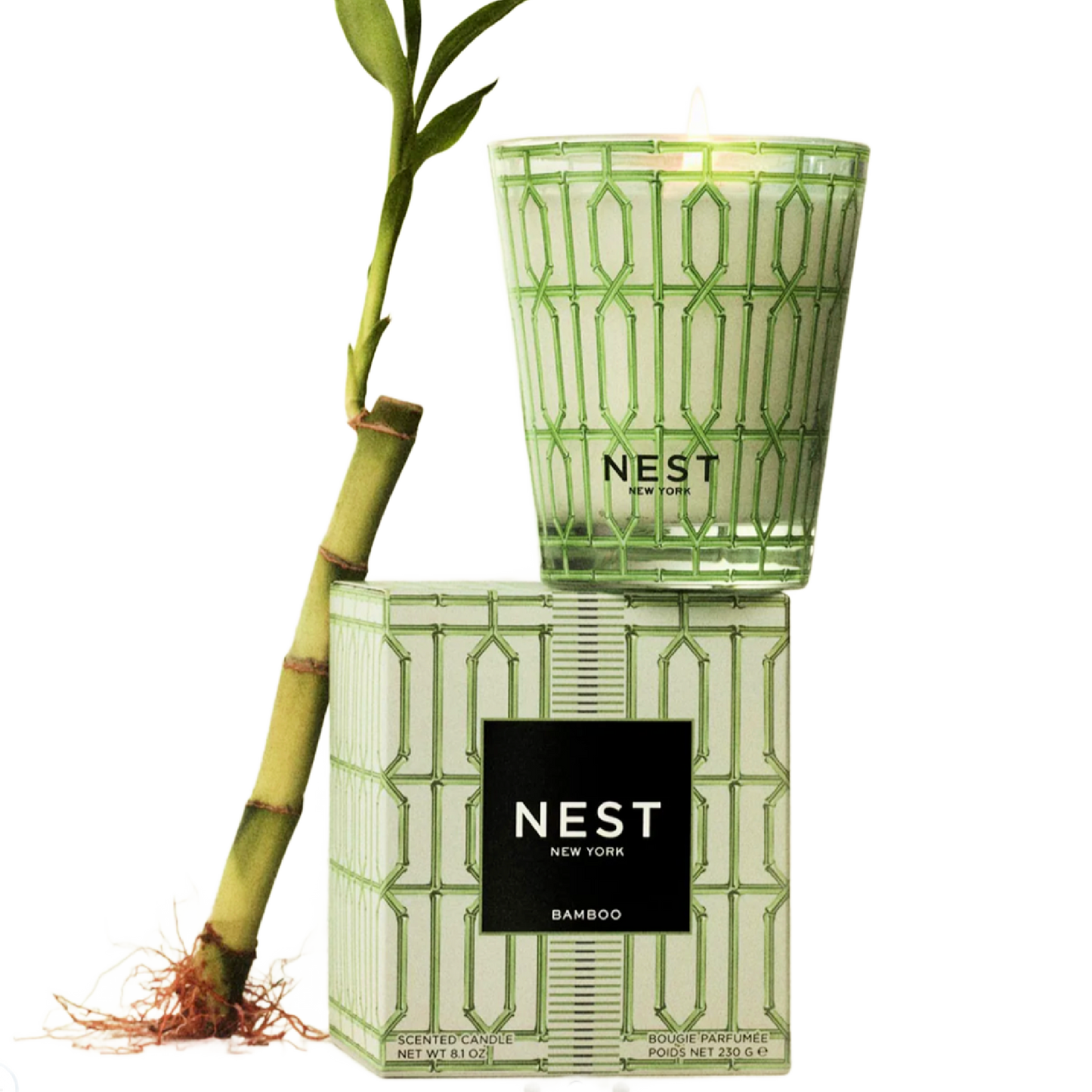 Bamboo Decorative Classic Candle by NEST
