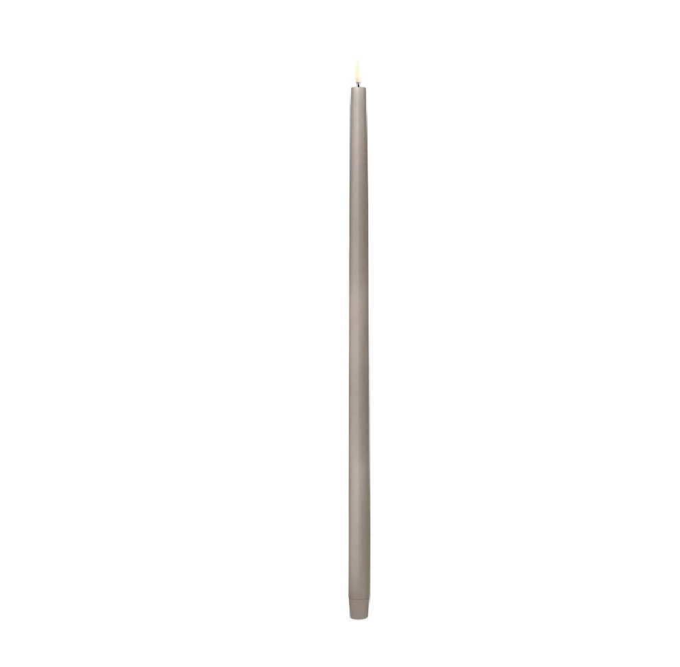 Sandstone LED Slim Taper Candle