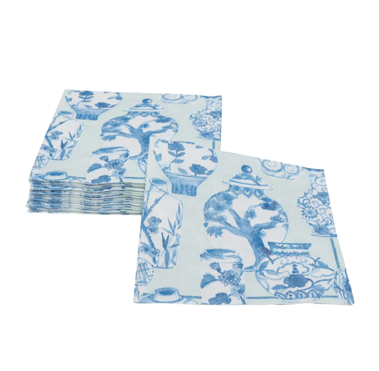 Glazed Porcelain Cocktail Napkin