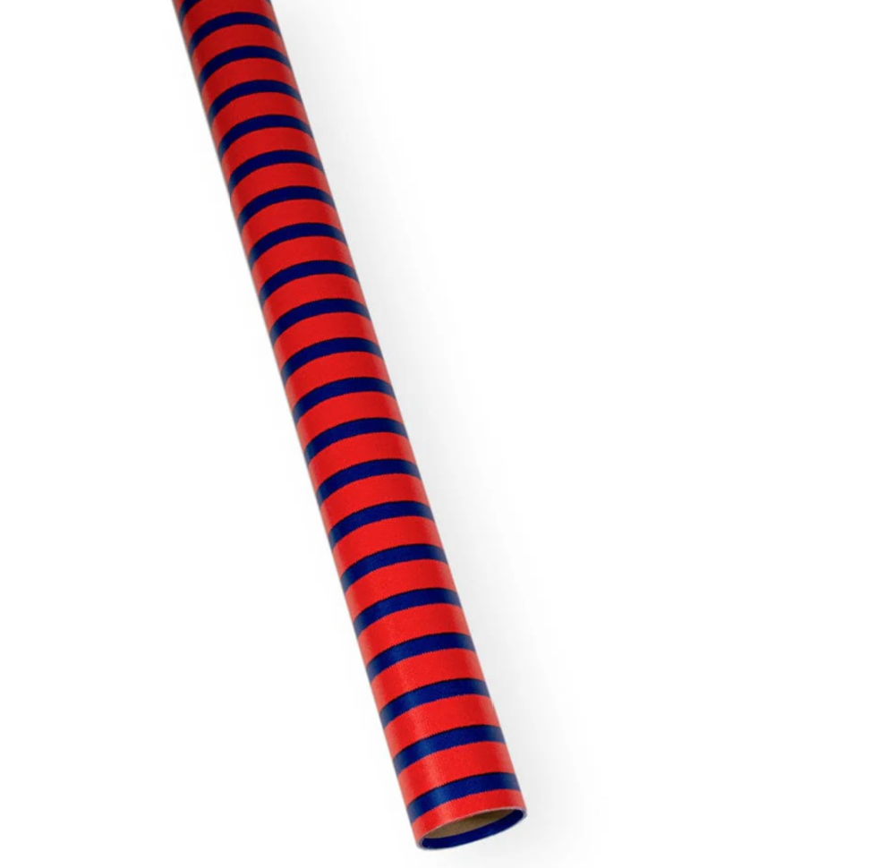 Bretagne Red & Blue Reversible Gift Wrapping Paper