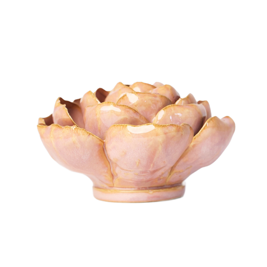 Rose Pink Big Ben Peony Pottery Flower