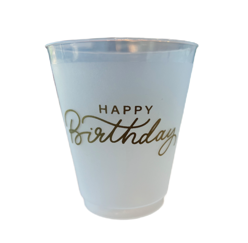 Happy Birthday 16oz Shatterproof Cups