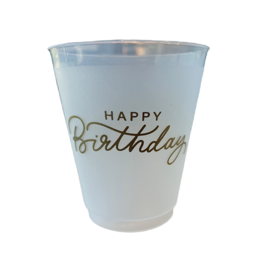 Happy Birthday 16oz Shatterproof Cups