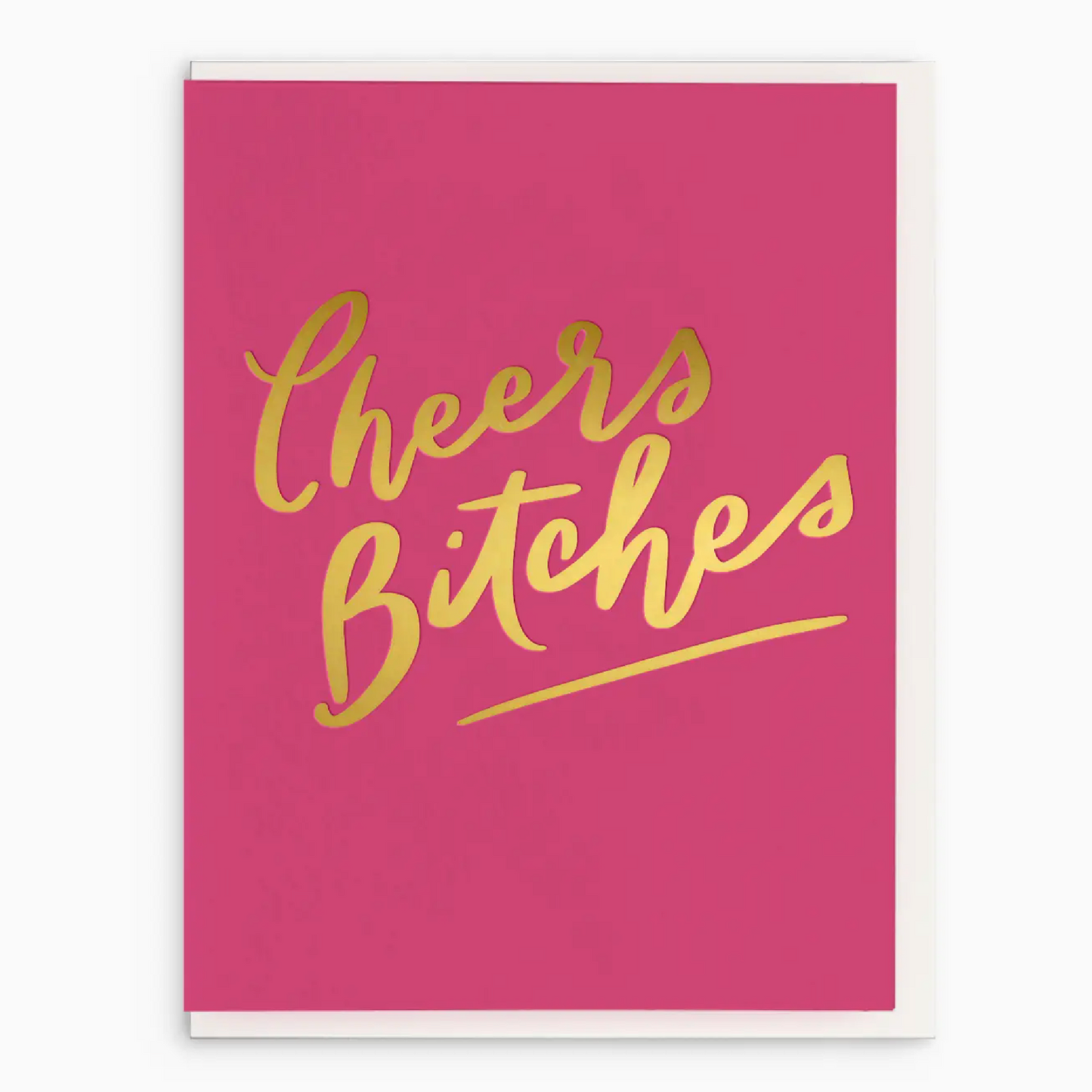 Cheers Bitches Greeting Card