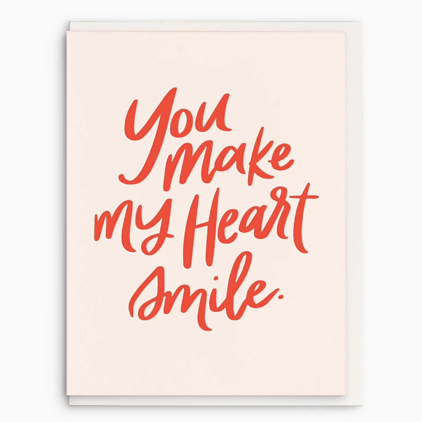 Heart Smile Greeting Card