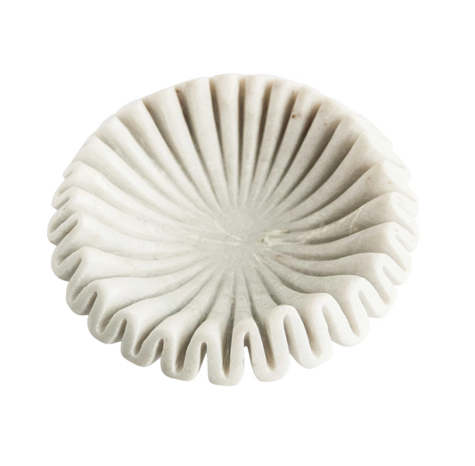 Marble Pleated Dish