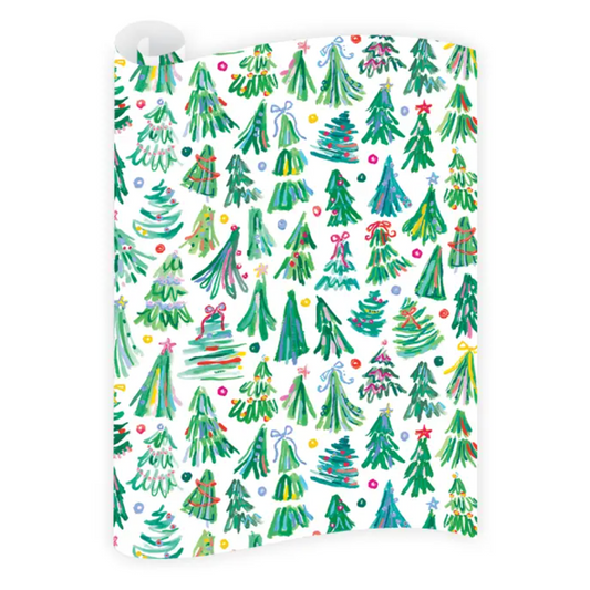 Jolly Trees Wrapping Paper