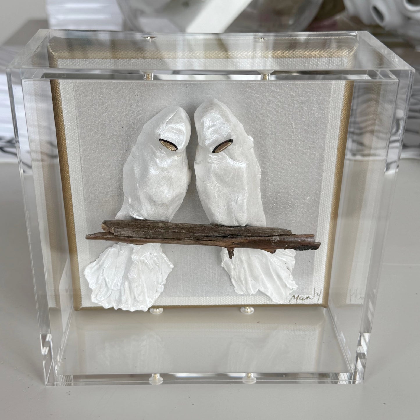 Doves 6x6 Shadowbox
