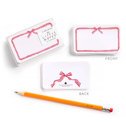 Red Ribbon Candy Little Notes