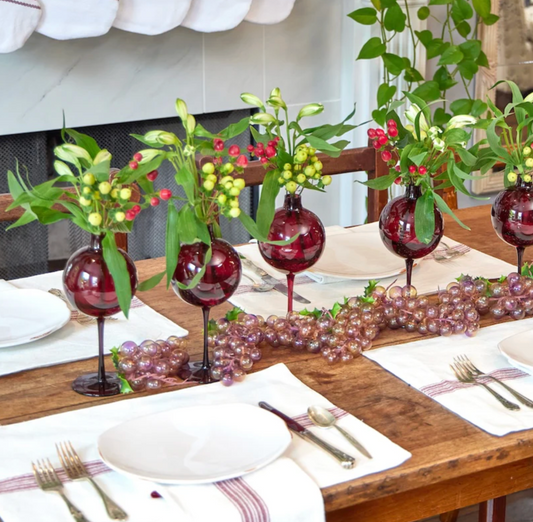 Merlot Wine Glass Vase