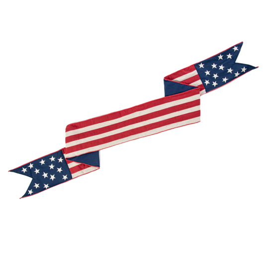 American Flag Wreath Sash