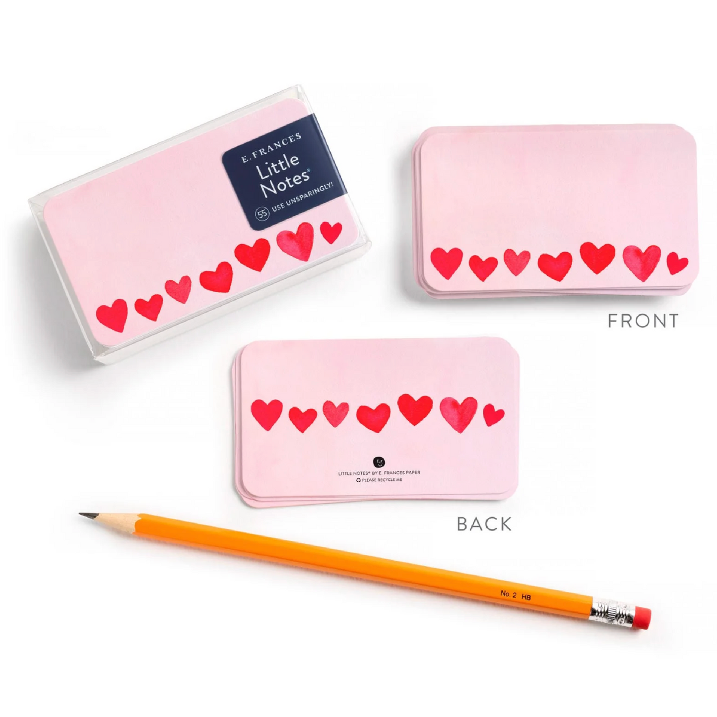 Mini Hearts Blush Little Notes