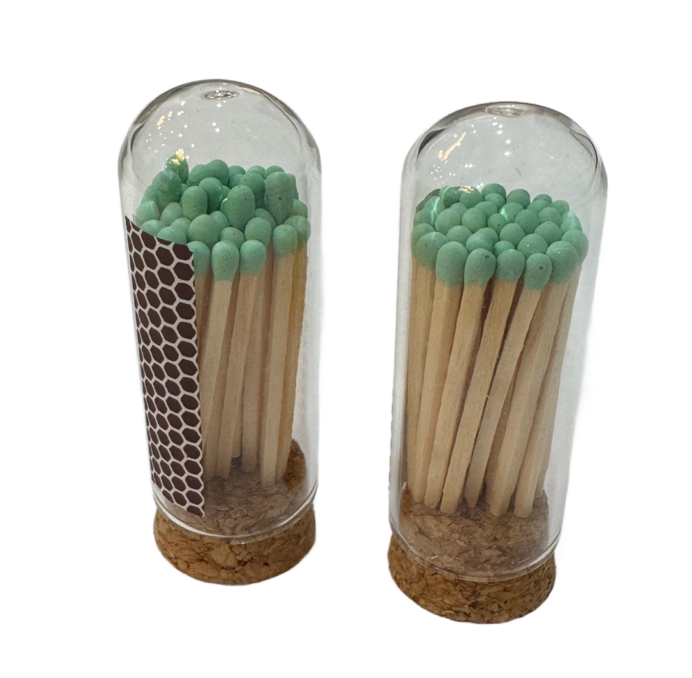 Mini Cloche Matches - Green