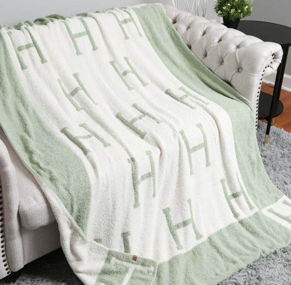 Sage H Cozy Blanket