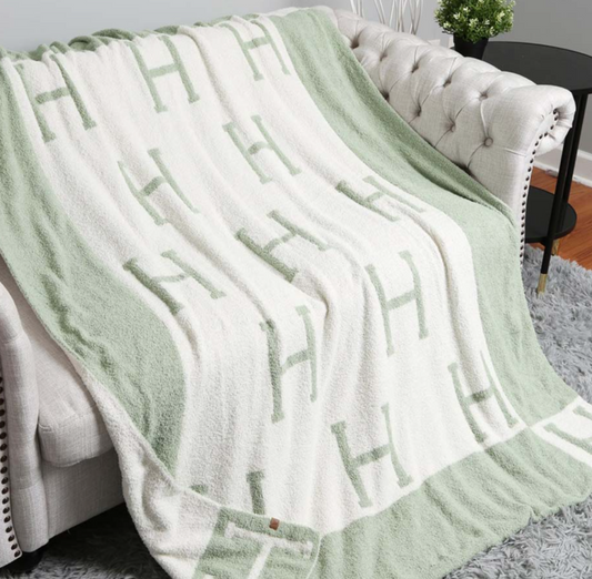 Sage H Cozy Blanket
