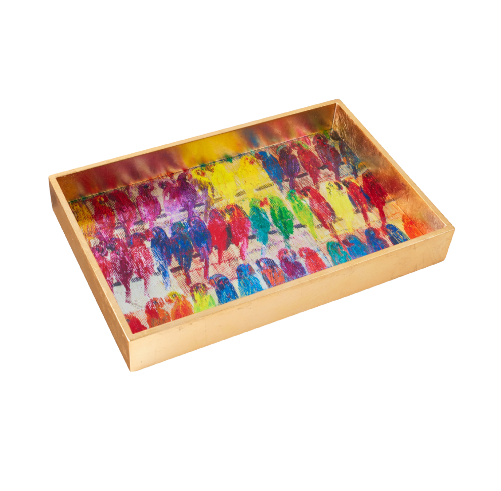 Hunt Slonem | Lories Vanity Tray