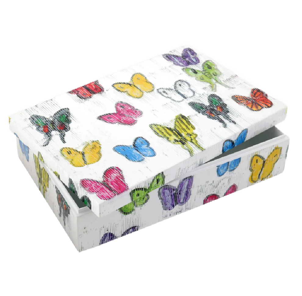 Hunt Slonem | Butterfly Dance Lacquer Box