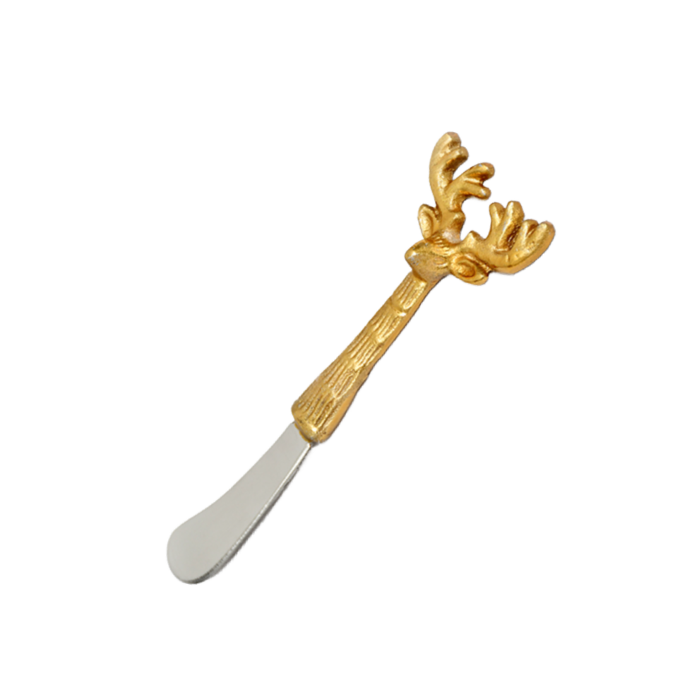 Brass Reindeer Spreader