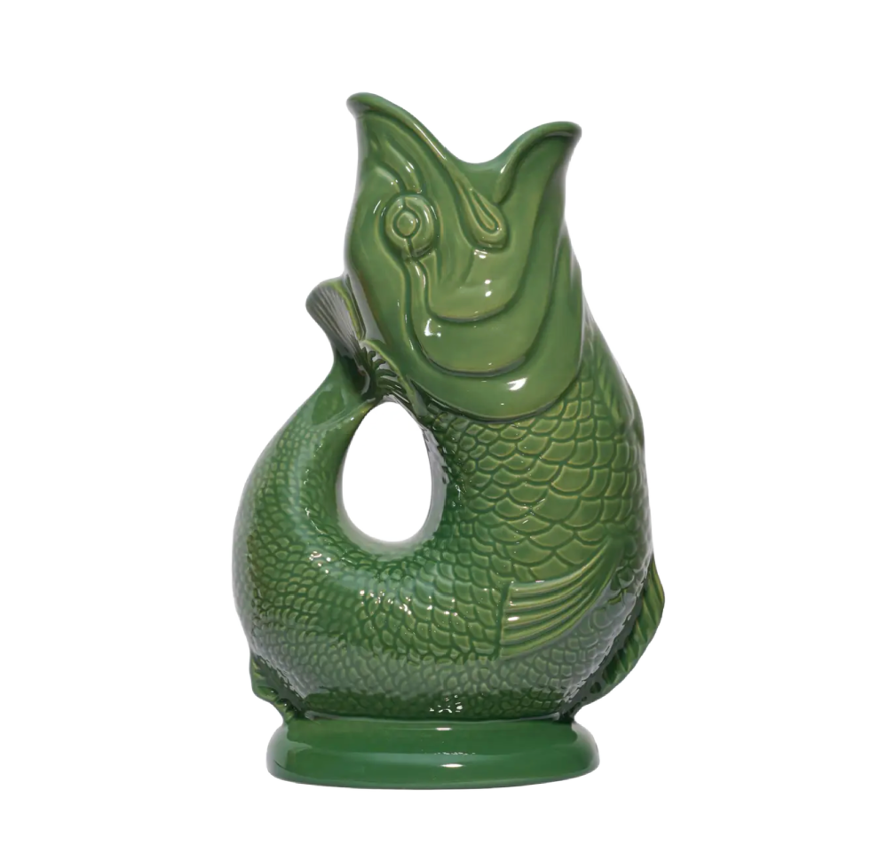 Green Gluggle Jug