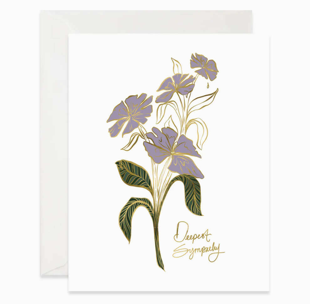 Weeping Botanical Greeting Card