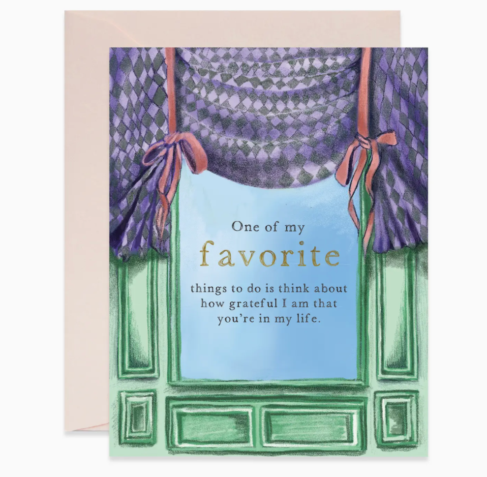 Grateful Window Greeting Card