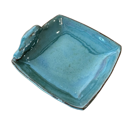 Small Blue Bird Ceramic Dish