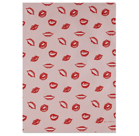 Lips Pink Wrap Sheets