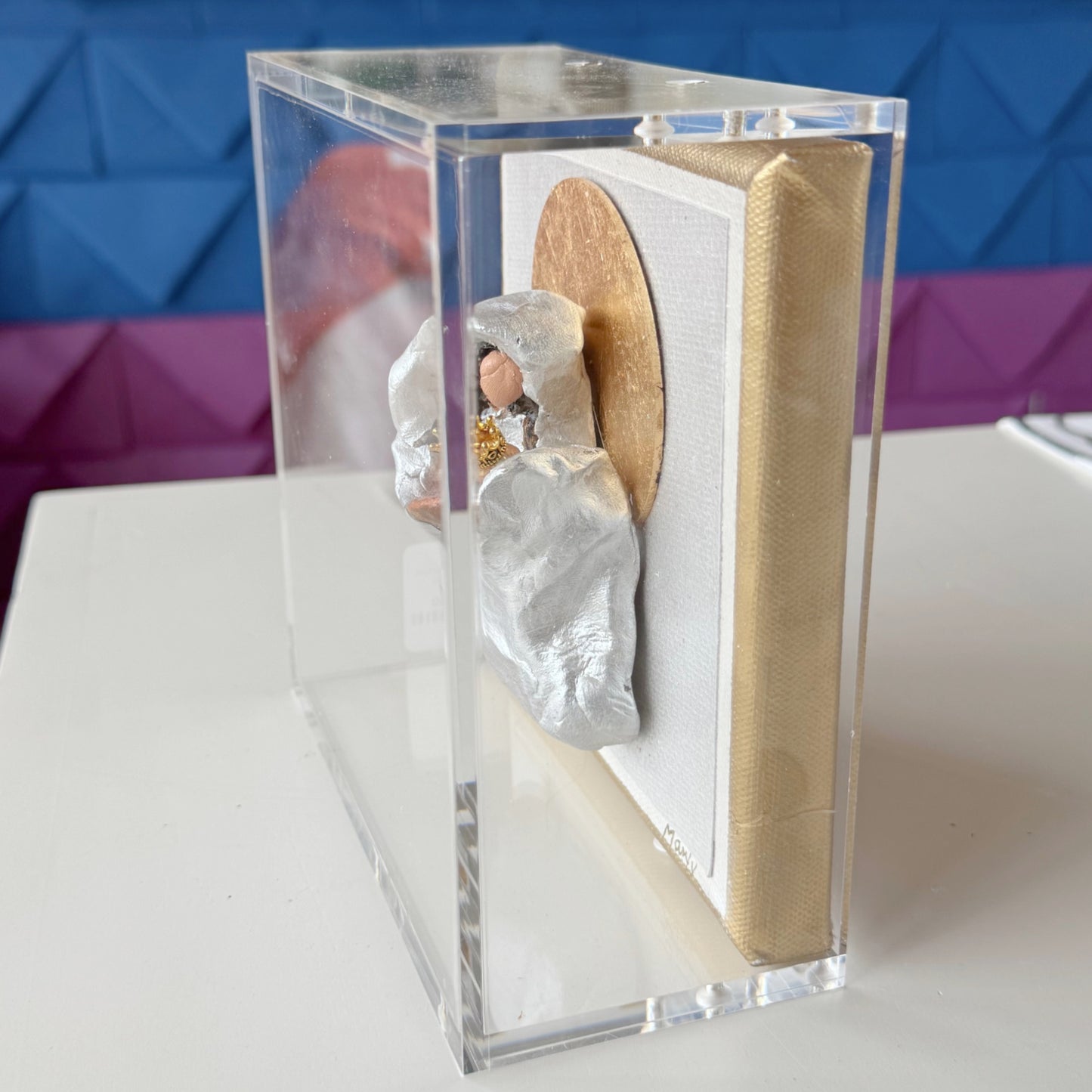 Mary and Jesus 6x6 Shadowbox
