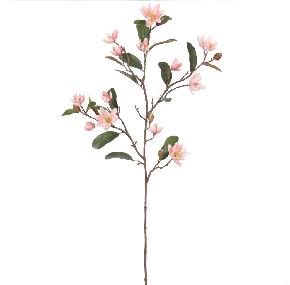 33" Blush Magnolia Spray